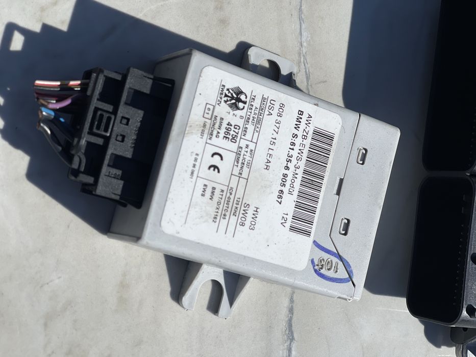 Мозги Двигуна BMW E46 N46B18 АКПП Блок Управління Мотору Автомат EWS  БМВ 318і Комплект Керування