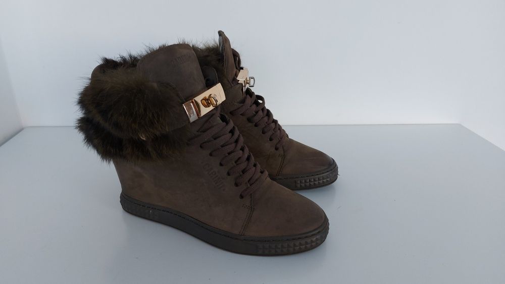 Buty sneakersy skórzane Carinii by Maja Sablewska w rozmiarze 38