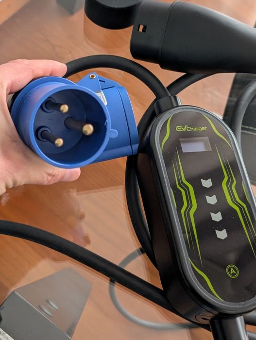 Carregador veículo elétrico até 7kw - 4 metros cabo