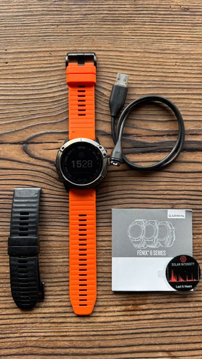 Garmin Fenix 6X Pro Solar Titanio