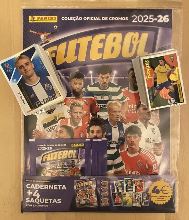 Cromos Liga Betclic Portuguesa de Futebol 2025-26