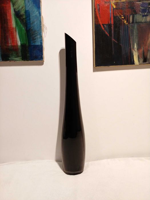Wazon szklany 90 cm, xxl, czarny