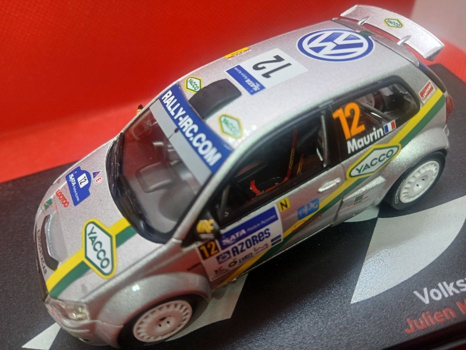 Miniatura 1/43 VW Polo Rally dos Açores  2009