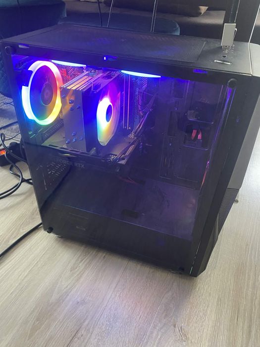Komputer gamingowy z ryzen 5 5500 rtx 4060 8gb 16gb ram 1tb dysk idę razem z monitorem