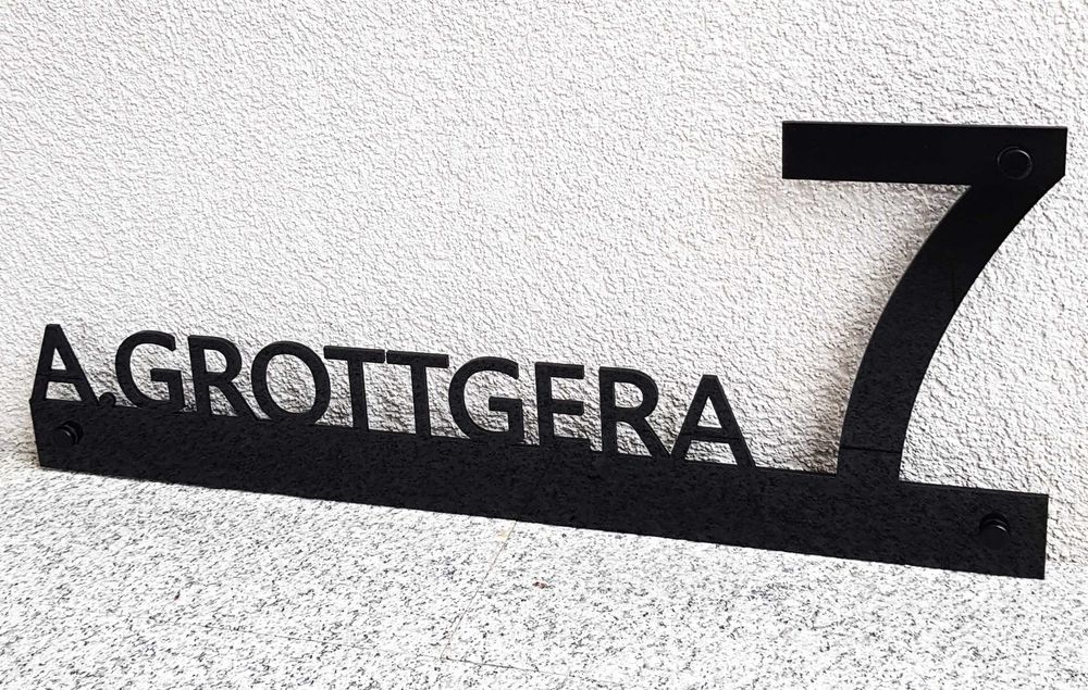 Numer domu ulica personalizowane