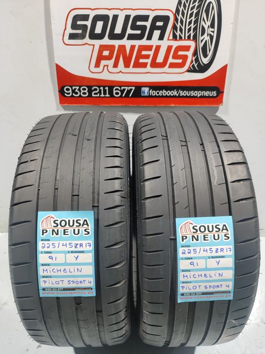 2 pneus como novos 225-45R17 Michelin - Oferta dos Portes
