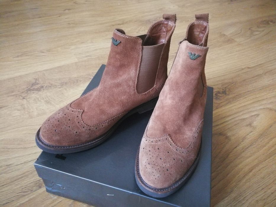 buty ARMANI kozaki sztyblety ( w sprzedaży też versace prada gucci d&g