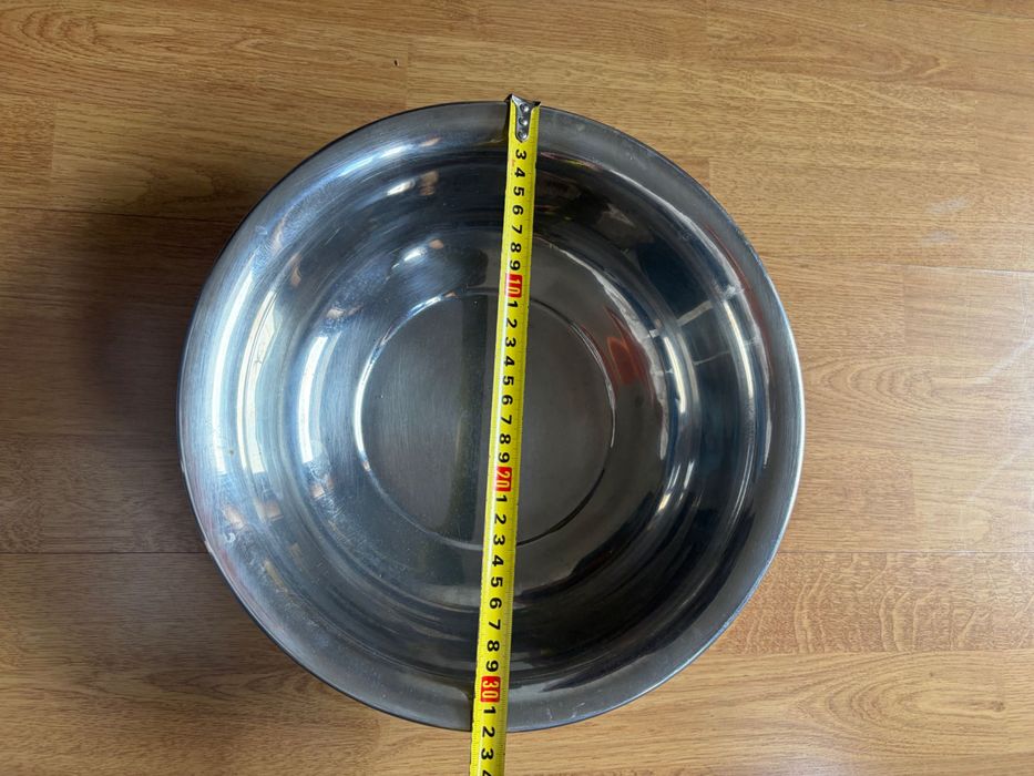Bacia em inox, 32 cms