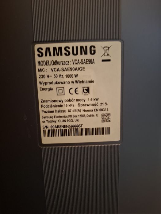 Stacja czyszcząca Samsung stan bdb odbior POZNAN