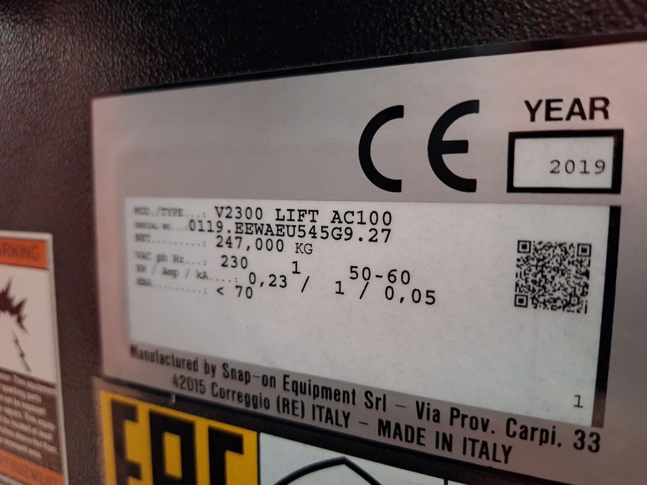 John Bean 3D V2300 19r baza 25r geometria kół zbieżność SKP