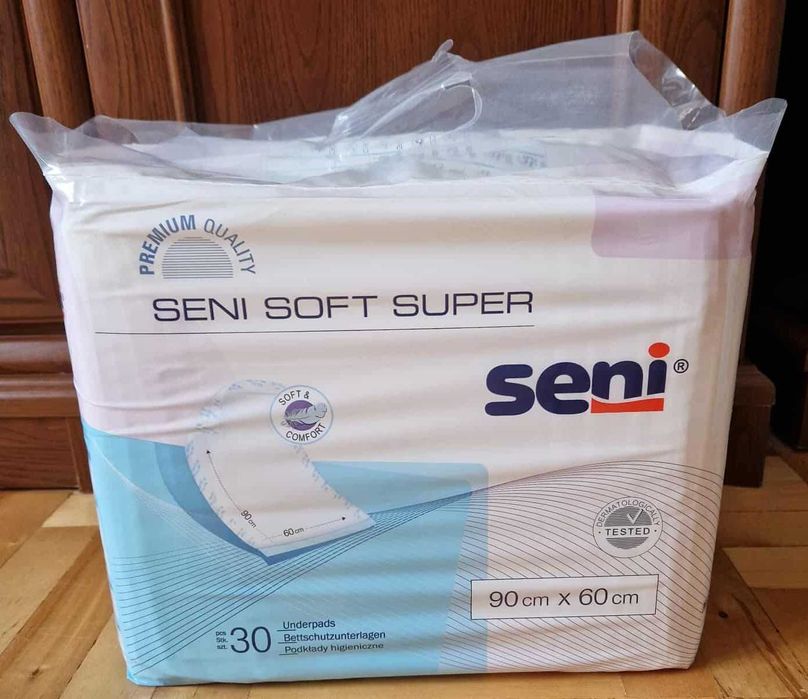 Podkłady Seni Super Soft 60x90 30szt.