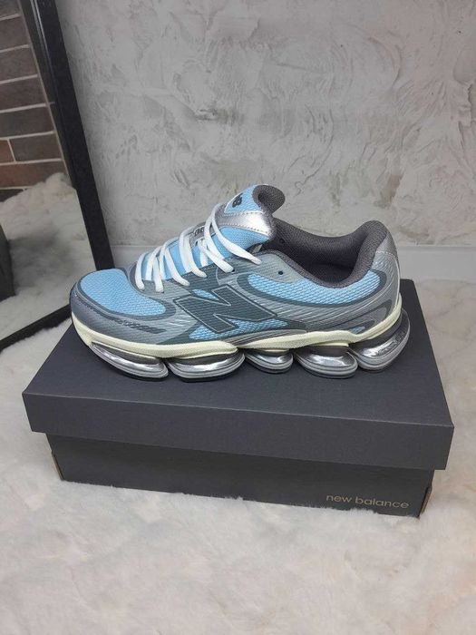 Кросівки New Balance ABZORB 2000 демісезон блакитно-сірі 36–41 без передоплати