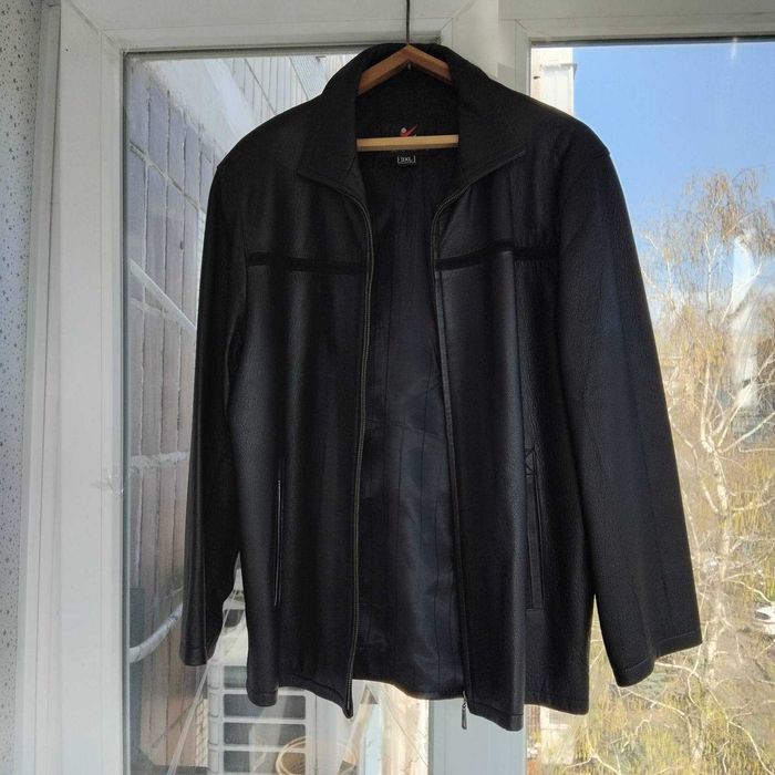 куртка кожаная мужская