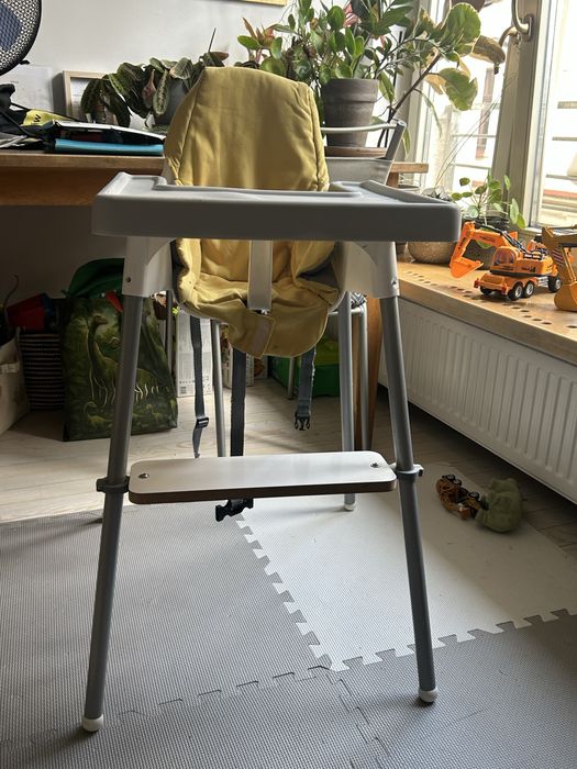 Krzesełko do karmienia ikea + akcesoria + drugi za 60 zł