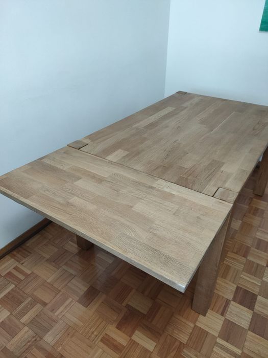 Mesa de sala 140x90, com extensão 185×90