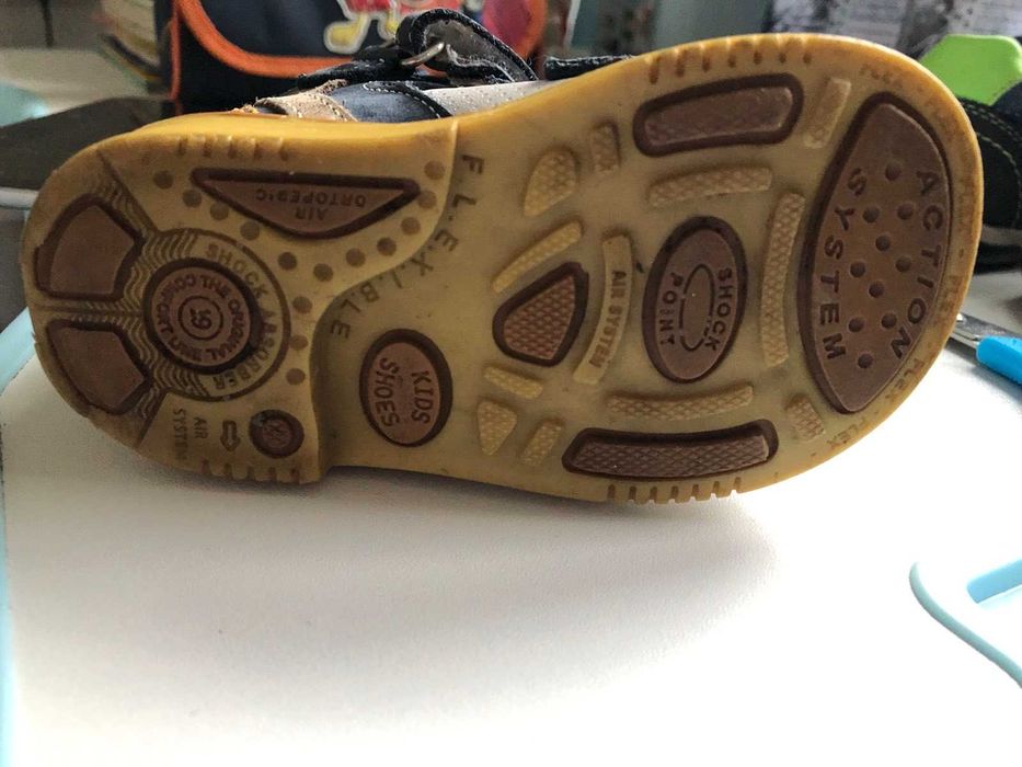 Дитячі босоніжки шкіряні ортопедичні уст 12,3 см