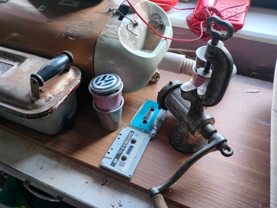 Zestaw PRL starocia vintage radio Lena predom polar prodiż
