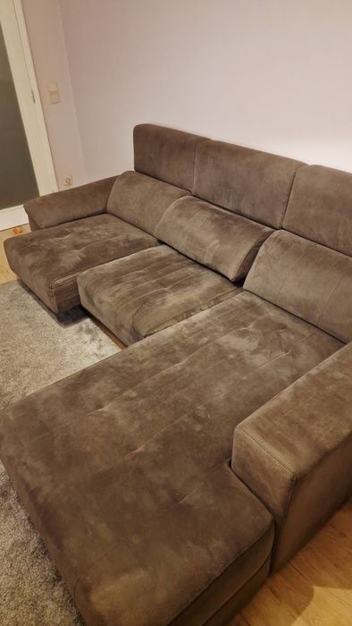 Sofá usado cor cinza