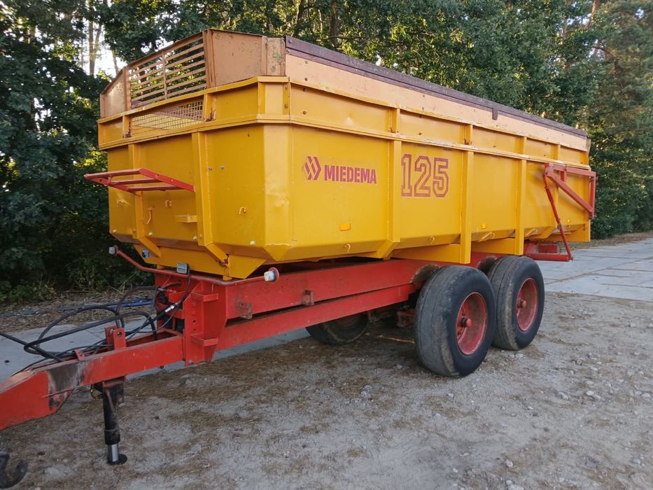 Sprzedam przyczepę rolniczą tandem Miedema 12t