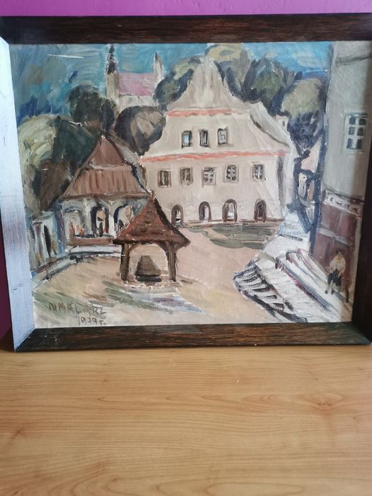 Obraz księdza Mariana Malarza-Kazimierz Dolny