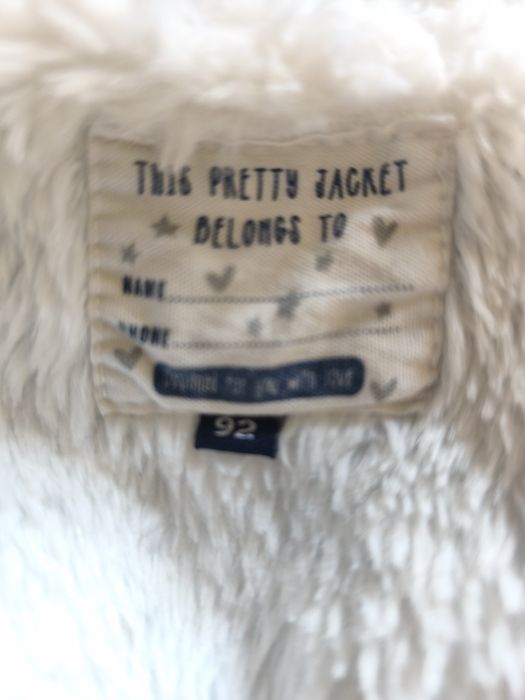 Kurtka sweter dziewczynka 92