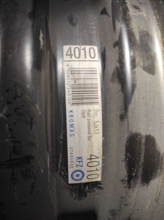 Felgi stalowe Opel Corsa 5Jx13 ET43 4x100x56,5