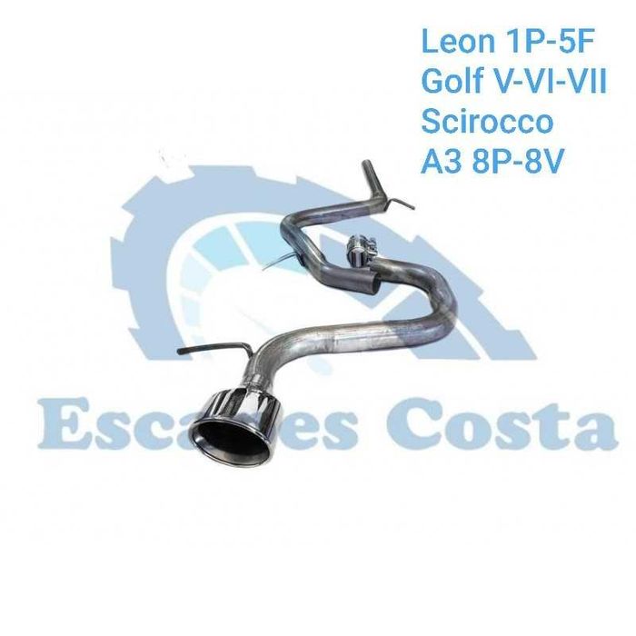 LINHA DE ESCAPE RETA COLA CUPRA