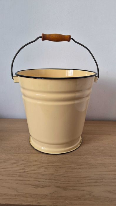 nowe wiadro emaliowane 10 l