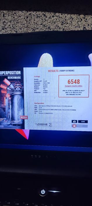 Игровой  Clevo P870KM-GS RTX2080Super 8gb