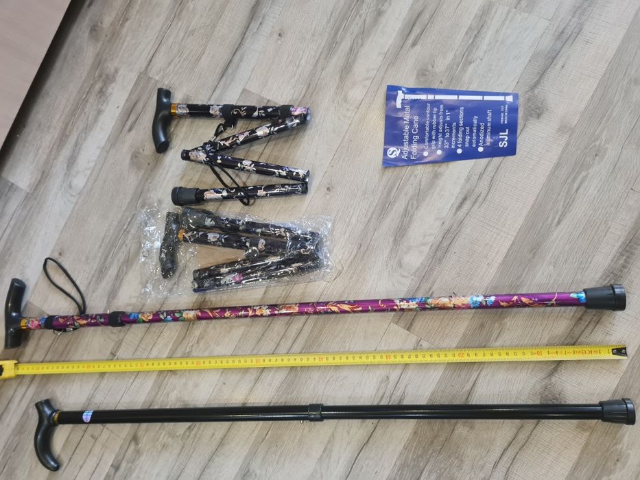 трости  обычные и с фонариком и палочки складываются  для ходьбы