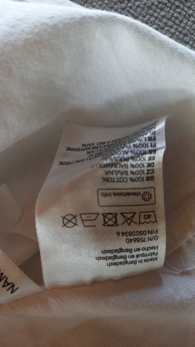 Biała koszula H&M 104