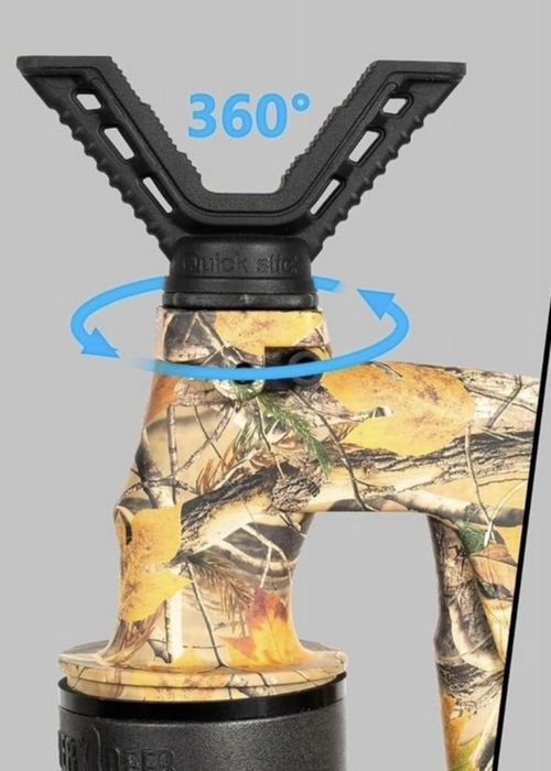 !!Pastorał myśliwski automatyczny FIERY DEER monopod podpórka 180 cm