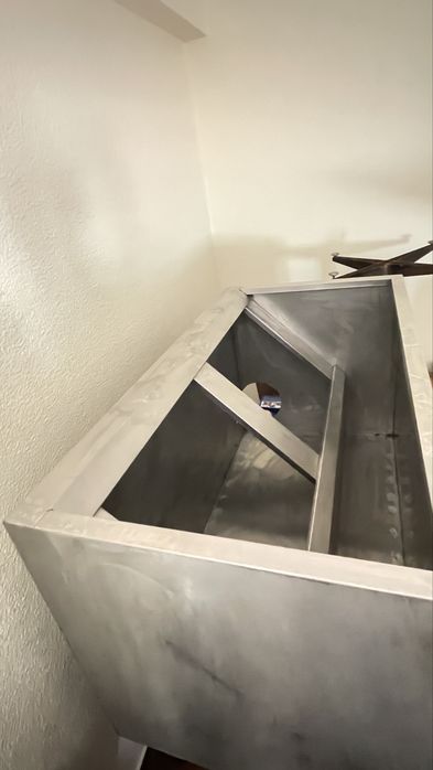 Exaustor Industrial Inox 1,30m – Filtros Novos – Sem Motor