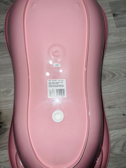 Stelaż + wanienka dziewczęca duża