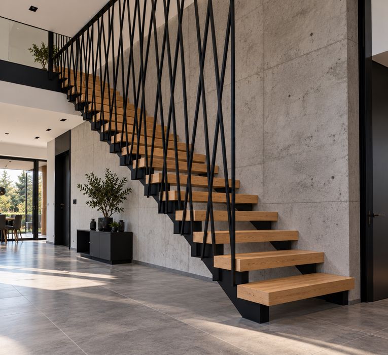 Balustrady stalowe