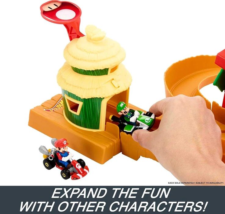 Трек Хот Вілс Супер Маріо Гоночна траса Hot Wheels Mario Kart Mattel
