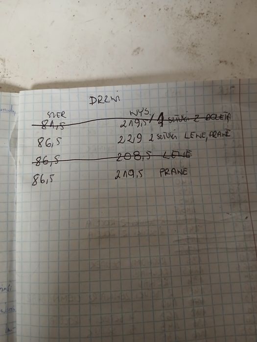 Drzwi balkonowe białe pcv