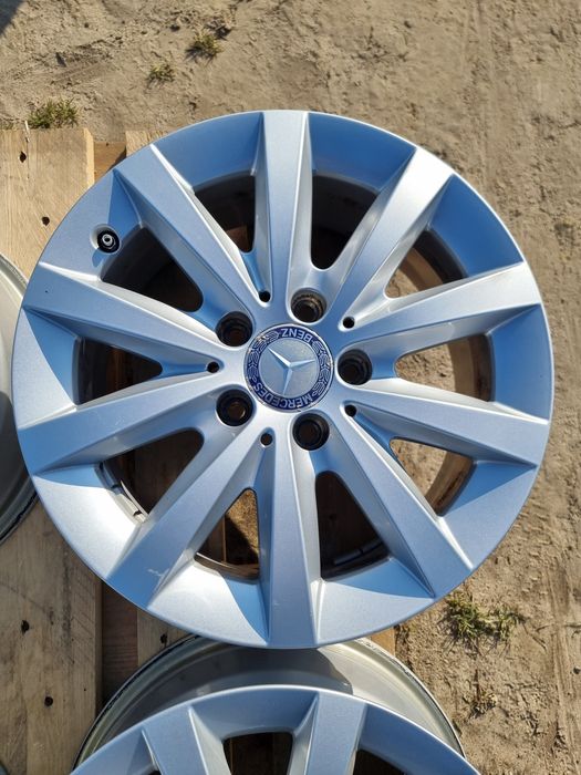 4x Felgi aluminiowe Mercedes  5x112 6.5Jx16H2 Et 49