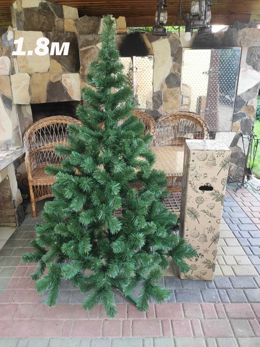 ТОП ПРОДАЖ! Ялинка зелена карпатська 1,3 м - 2,5 м, елка искусственная