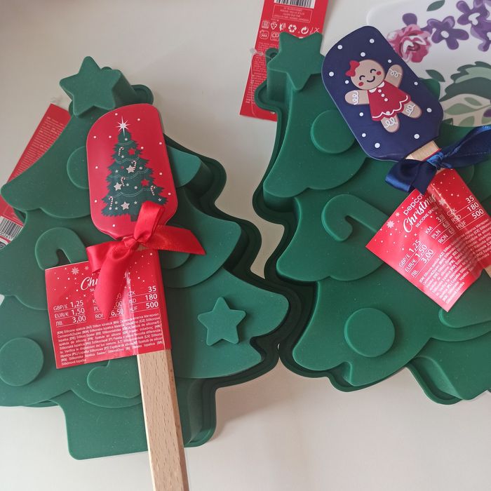 Новий набір + Подарунок! Силіконова харчова форма з лопаткою