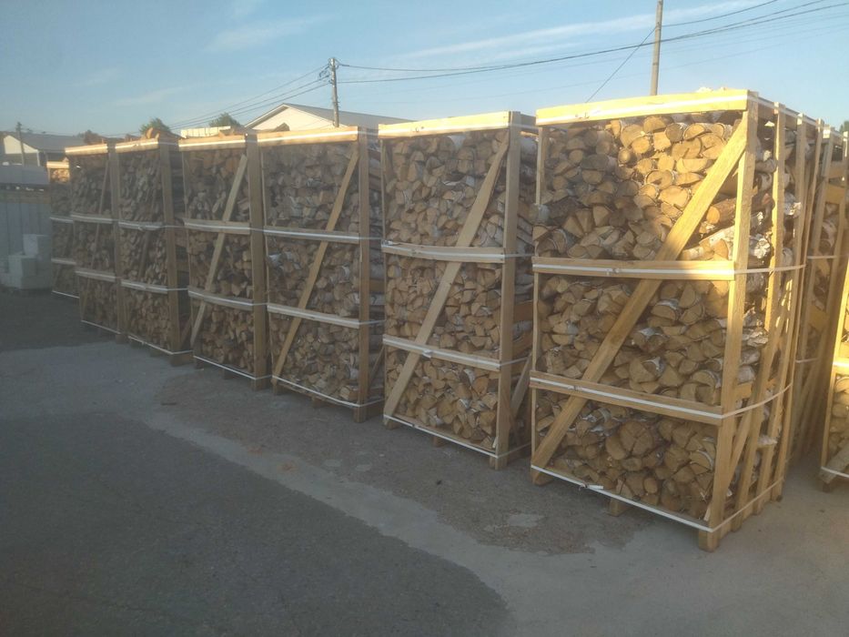 Дрова березові і вільхові в ящиках і насипом. Самовивіз і доставка
