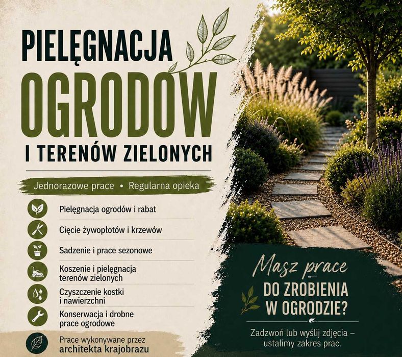 Pielęgnacja ogrodów i terenów zielonych | Powiat górowski