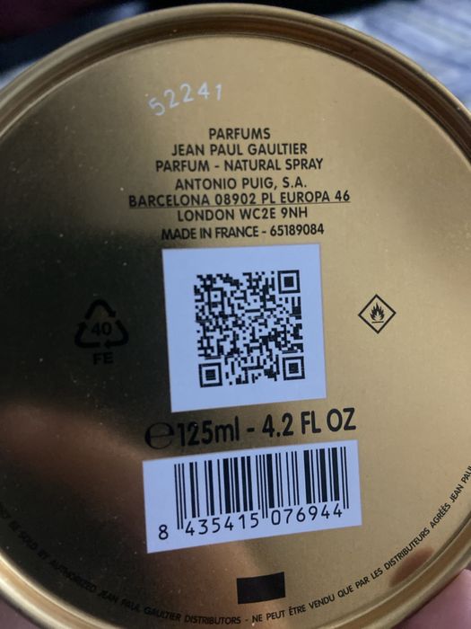 Perfume Jean Paul Gaultier Elixir 125ml