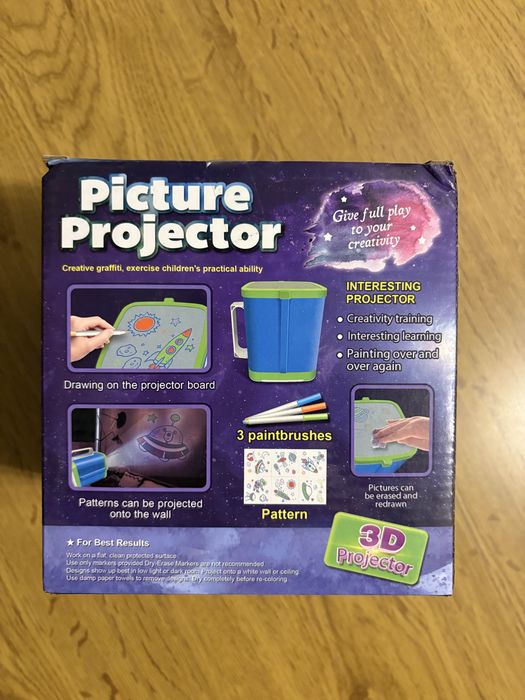 Projektor 3D + pisaki nowy