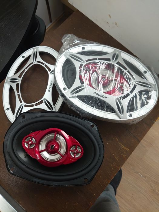 Динамики автомобильные 6х9. Новые, с хранения.огромные магниты