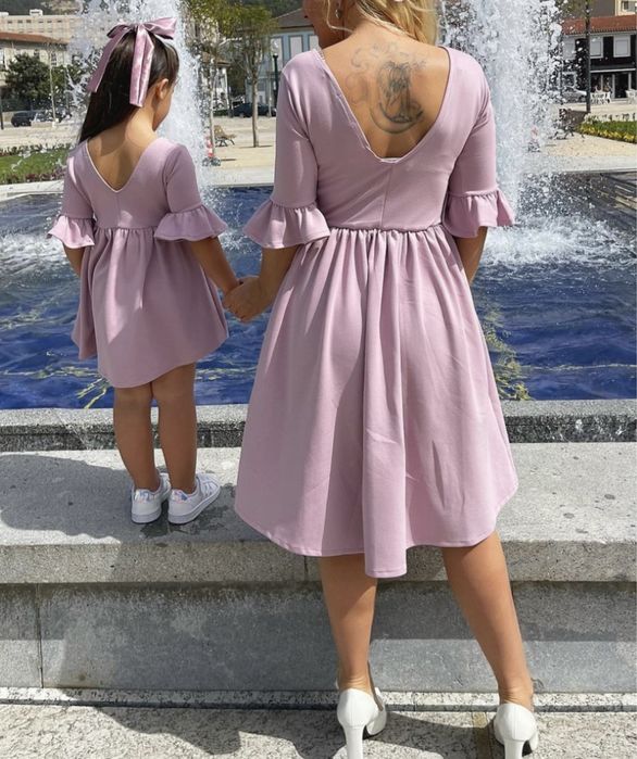 Conjunto Vestidos Mae e Filha