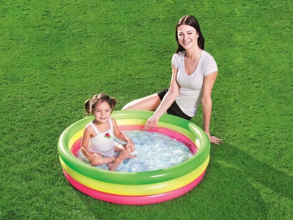 dziecięcy basenik dla maluszka basen ogrodowy 102x102 bestway