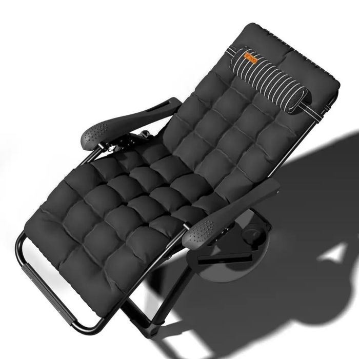 Крісло шезлонг Zero Gravity WCG S13-PP Mafia зі смугастим полотном