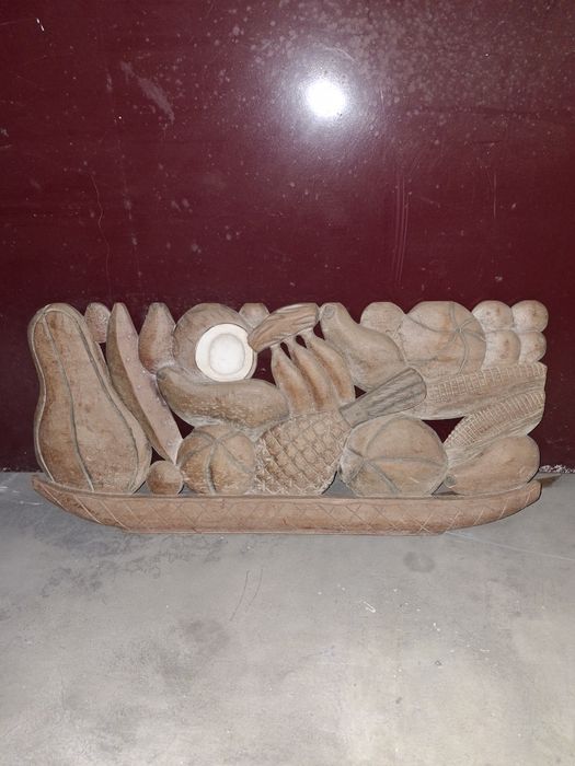 Peça decoração em madeira