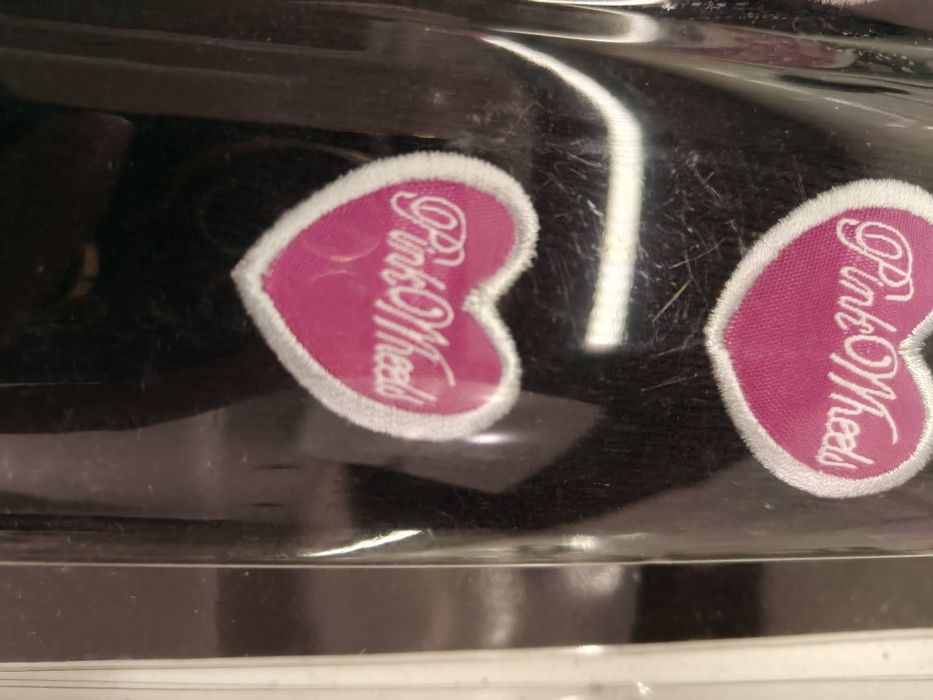 Zestaw do auta 4 elementy nowe Pink wheels różowe serca